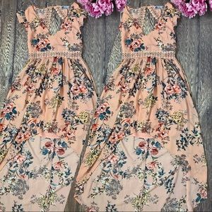 ❣️She+Sky High-Low floral summer dress❣️